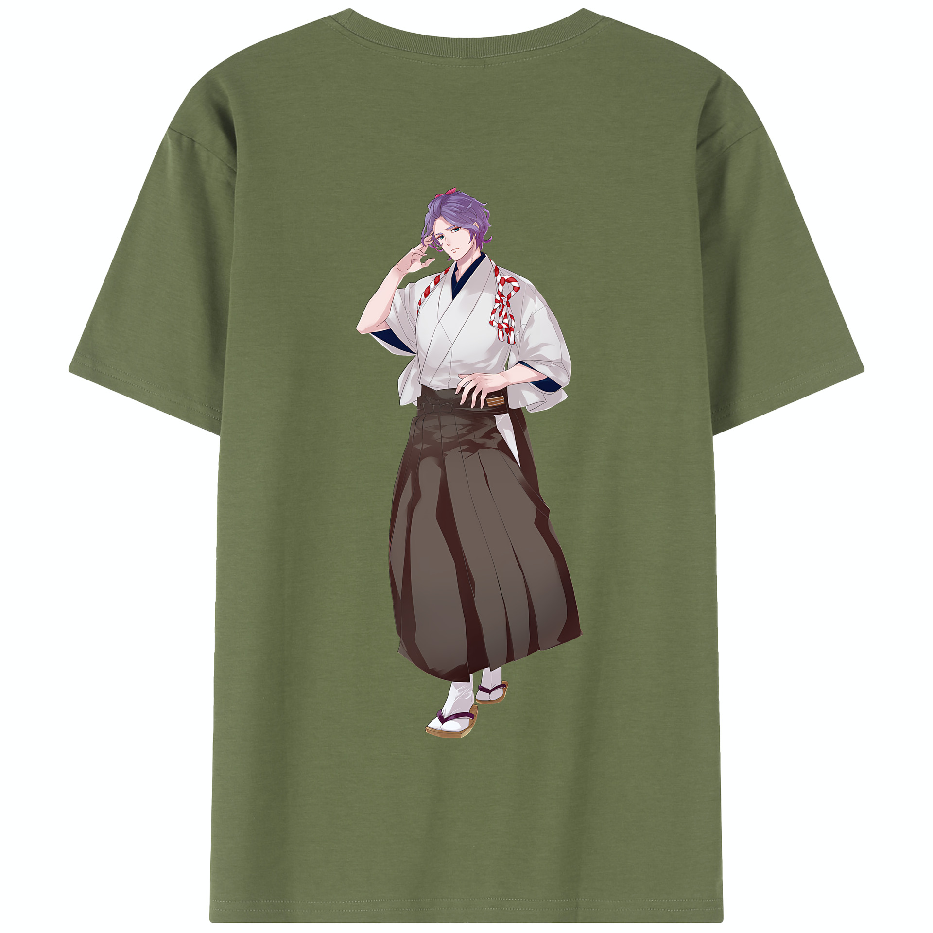 （画像用） 刀剣乱舞 Touken Ranbu 綿100％半袖Tシャツ（背面プリント）